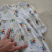 Load image into Gallery viewer, Vintage Dior Pinwheels Sleep Gown 0-3 months
