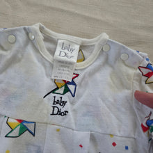 Load image into Gallery viewer, Vintage Dior Pinwheels Sleep Gown 0-3 months
