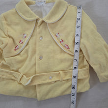 Load image into Gallery viewer, Vintage 50s Train Embroidered Jacket 9-12 months
