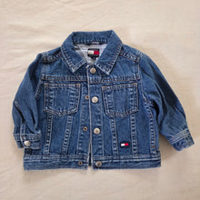 Load image into Gallery viewer, Vintage Tommy Hilfiger Logo Jean Jacket 6-12 months
