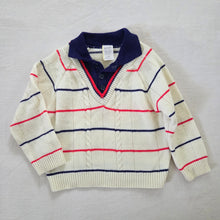 Load image into Gallery viewer, Vintage 80s Striped Knit Shirt 18 months
