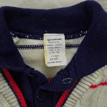 Load image into Gallery viewer, Vintage 80s Striped Knit Shirt 18 months
