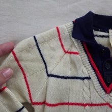 Load image into Gallery viewer, Vintage 80s Striped Knit Shirt 18 months
