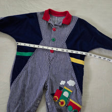 Load image into Gallery viewer, Vintage Train Color Block Bodysuit 12-18 months
