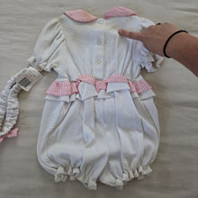 Load image into Gallery viewer, Vintage Deadstock Butterfly Romper + Headband 24 months
