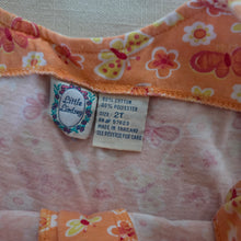 Load image into Gallery viewer, Vintage Orange Floral Romper 18 months
