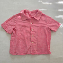 Load image into Gallery viewer, Vintage Red Gingham Shirt 18-24 months
