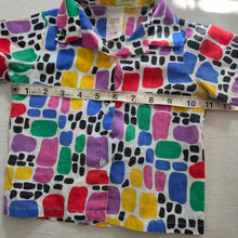 Load image into Gallery viewer, Vintage Colorful Pattern Shirt 9-12 months
