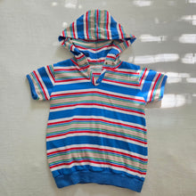 Load image into Gallery viewer, Vintage Healthtex Striped Hooded Tee 4t
