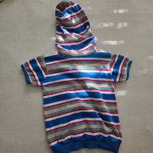 Load image into Gallery viewer, Vintage Healthtex Striped Hooded Tee 4t
