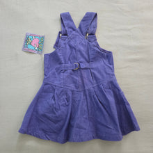 Load image into Gallery viewer, Vintage Deadstock Purple Cord Dress 4t/5t
