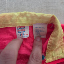 Load image into Gallery viewer, Vintage Neon Color Block Windbreaker 18 months
