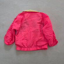 Load image into Gallery viewer, Vintage Neon Color Block Windbreaker 18 months
