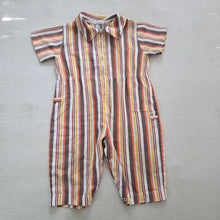 Load image into Gallery viewer, Vintage 50s Bryan Orange/Brown/Yellow Pantsuit 12 months
