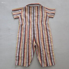 Load image into Gallery viewer, Vintage 50s Bryan Orange/Brown/Yellow Pantsuit 12 months
