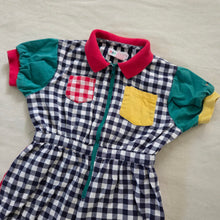 Load image into Gallery viewer, Vintage Gymboree Colorful Gingham Pantsuit 2t
