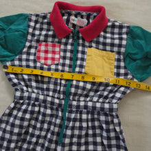Load image into Gallery viewer, Vintage Gymboree Colorful Gingham Pantsuit 2t
