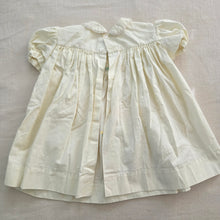 Load image into Gallery viewer, Vintage 60s Floral Embroidered Smocked Dress 6-9 months

