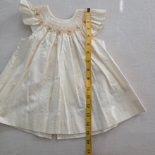 Load image into Gallery viewer, Yellow Neck Smocked Dress 6-9 months
