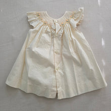 Load image into Gallery viewer, Yellow Neck Smocked Dress 6-9 months
