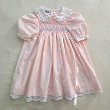 Load image into Gallery viewer, Vintage Polly Flinders Smocked Dress 3t
