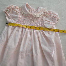 Load image into Gallery viewer, Vintage Polly Flinders Smocked Dress 6-12 months

