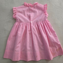 Load image into Gallery viewer, Vintage Smocked Pink Sleeveless Dress 4t
