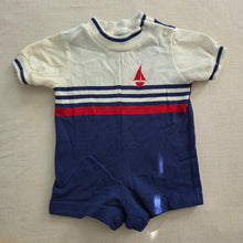 Load image into Gallery viewer, Vintage Healthtex Sailboat Ronper 3-6 months
