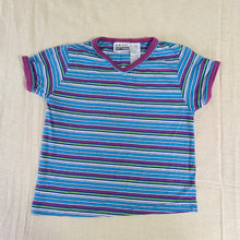 Load image into Gallery viewer, Vintage Girly Striped Tee 5t/6
