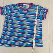 Load image into Gallery viewer, Vintage Girly Striped Tee 5t/6
