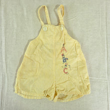 Load image into Gallery viewer, Vintage ABC Guys Striped Romper 3-6 months
