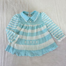 Load image into Gallery viewer, Vintage Striped Girly Long Sleeve 18 months
