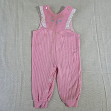 Load image into Gallery viewer, Vintage Pink Flower Pantsuit 6 months

