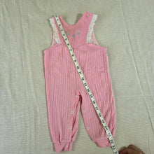Load image into Gallery viewer, Vintage Pink Flower Pantsuit 6 months
