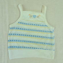 Load image into Gallery viewer, Vintage Heart Striped Cami Top 2t
