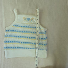 Load image into Gallery viewer, Vintage Heart Striped Cami Top 2t
