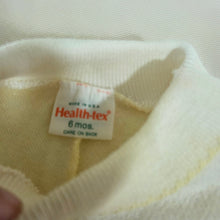 Load image into Gallery viewer, Vintage Healthtex Yellow Girly Bodysuit 6 months

