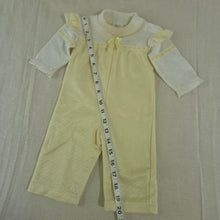 Load image into Gallery viewer, Vintage Healthtex Yellow Girly Bodysuit 6 months
