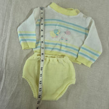 Load image into Gallery viewer, Vintage Baby Chick Knit Set 0-3 months
