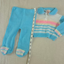 Load image into Gallery viewer, Vintage Knit Matching Set 0-3 months *flaw
