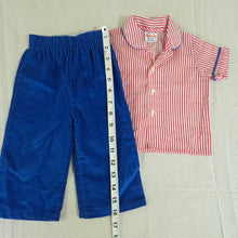 Load image into Gallery viewer, Vintage Red/Blue Outfit Bundle 9-12 months
