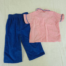 Load image into Gallery viewer, Vintage Red/Blue Outfit Bundle 9-12 months
