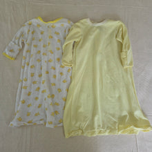Load image into Gallery viewer, Vintage Yellow Sleep Gown Bundle 0-3 months
