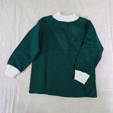 Load image into Gallery viewer, Vintage Green Ribbed Long Sleeve 2t
