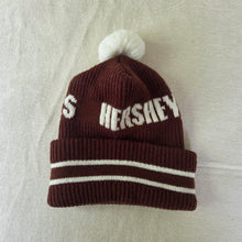 Load image into Gallery viewer, Vintage Hershey's Brown Beanie kids 6-12
