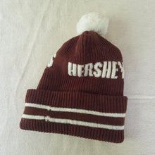 Load image into Gallery viewer, Vintage Hershey's Brown Beanie kids 6-12

