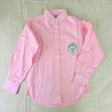 Load image into Gallery viewer, Vintage Pink Buttondown Long Sleeve kids 7
