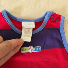 Load image into Gallery viewer, Vintage Baseball Mouse Cotton Romper 6-9 months
