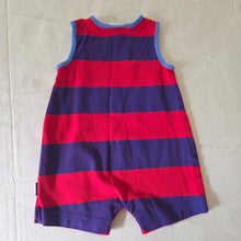 Load image into Gallery viewer, Vintage Baseball Mouse Cotton Romper 6-9 months
