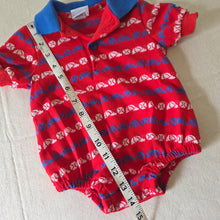 Load image into Gallery viewer, Vintage Oshkosh Baseball Romper 6 months
